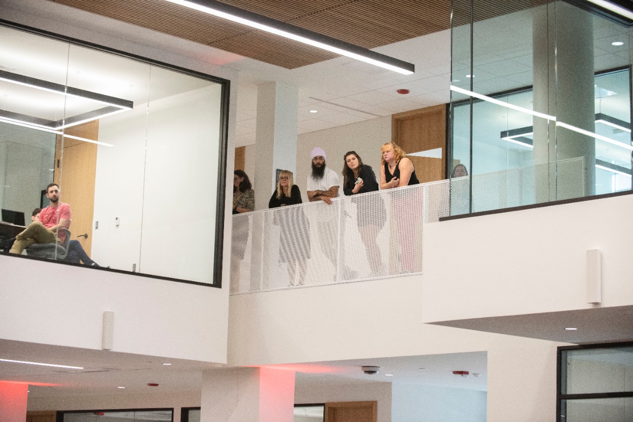 People enjoyed themselves during the Opening Ceremony at the new College of Law building Tuesday September 13, 2022. Photos by Joseph Fuqua II