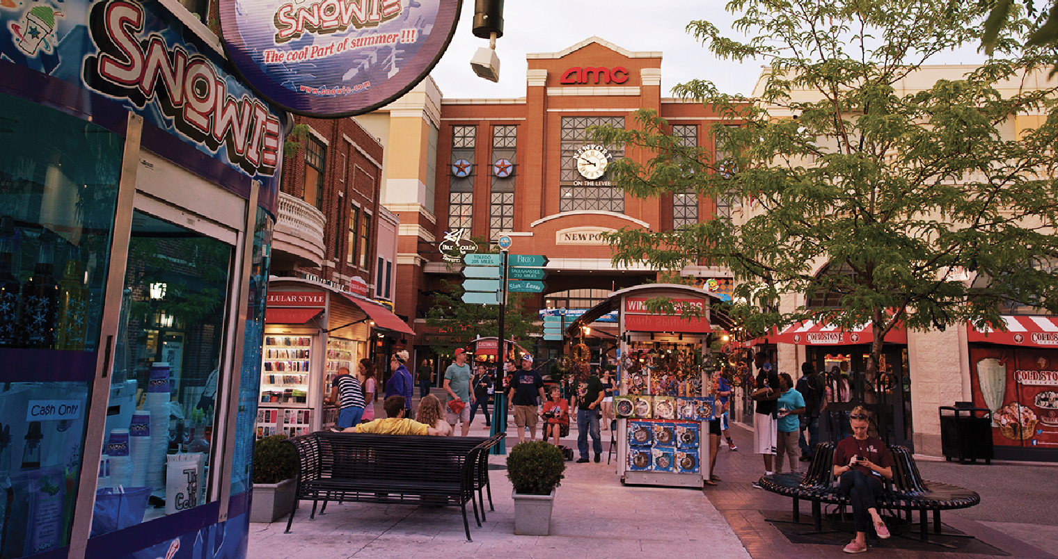 Newport on the Levy entertainment district in Newport, KY